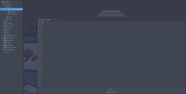 The "Add Special Process" button is at the very bottom.